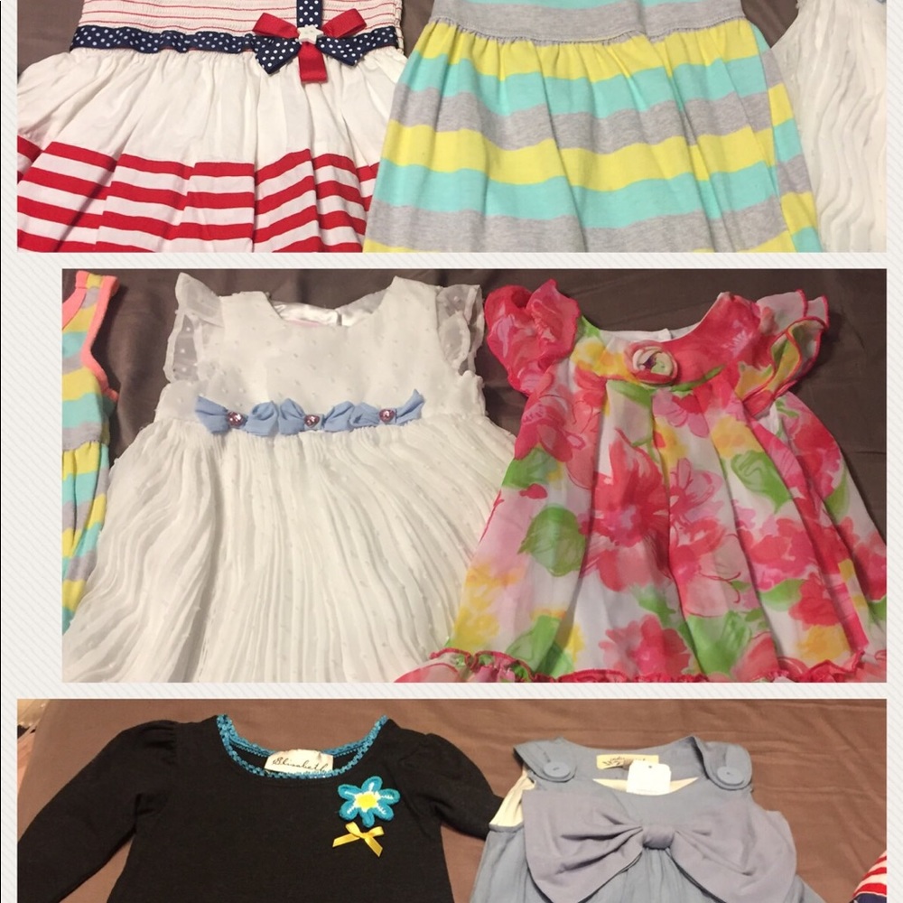 BUNDLE of 6 dresses! Size 2-2t. Great condition!